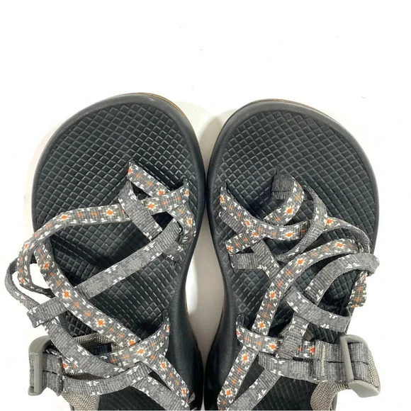 Chaco Women’s Zx2 Classic Creed Golden Grey Sandals - Picture 2 of 6